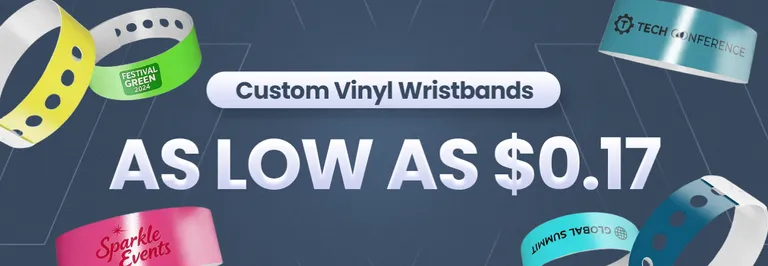 Custom Vinyl Wristbands