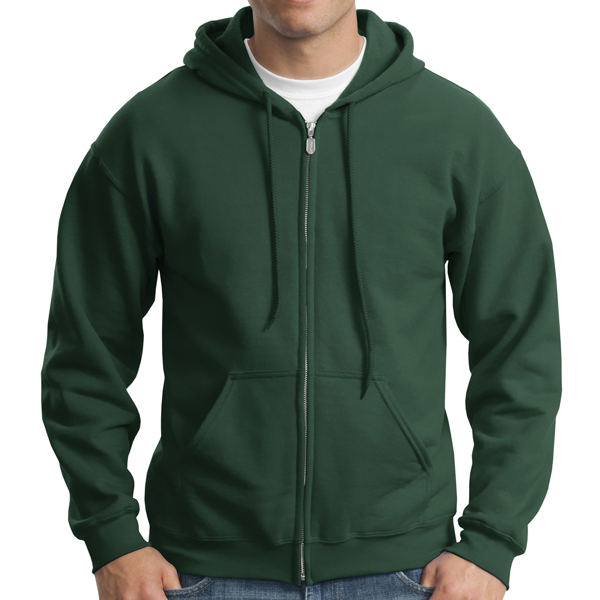 Gildan® Heavy Blend™ Full-zip Hooded Sweatshirt | Wrist-Band.Com | SKU ...
