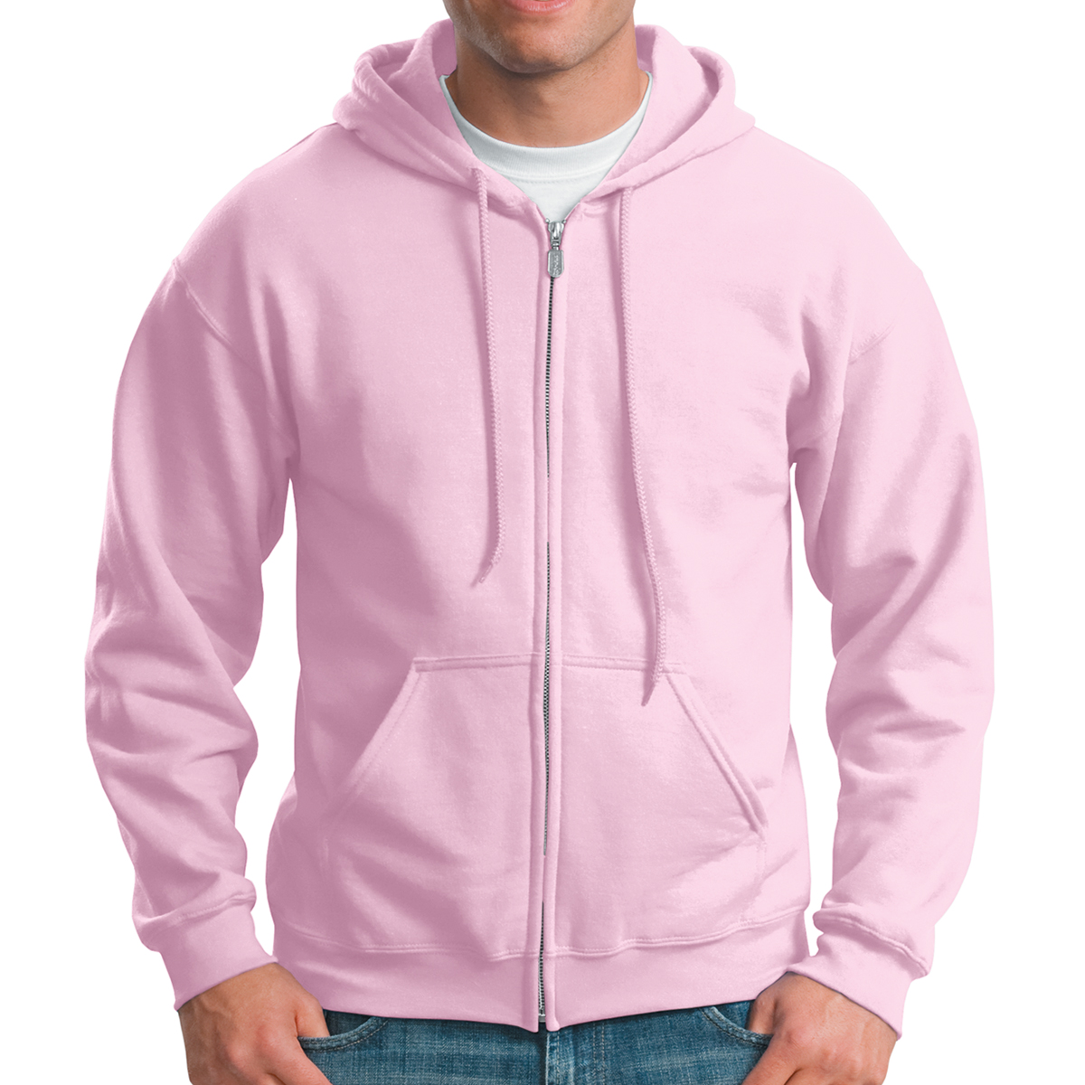 Gildan® Heavy Blend™ Full-zip Hooded Sweatshirt | GoWristbands.co.nz ...