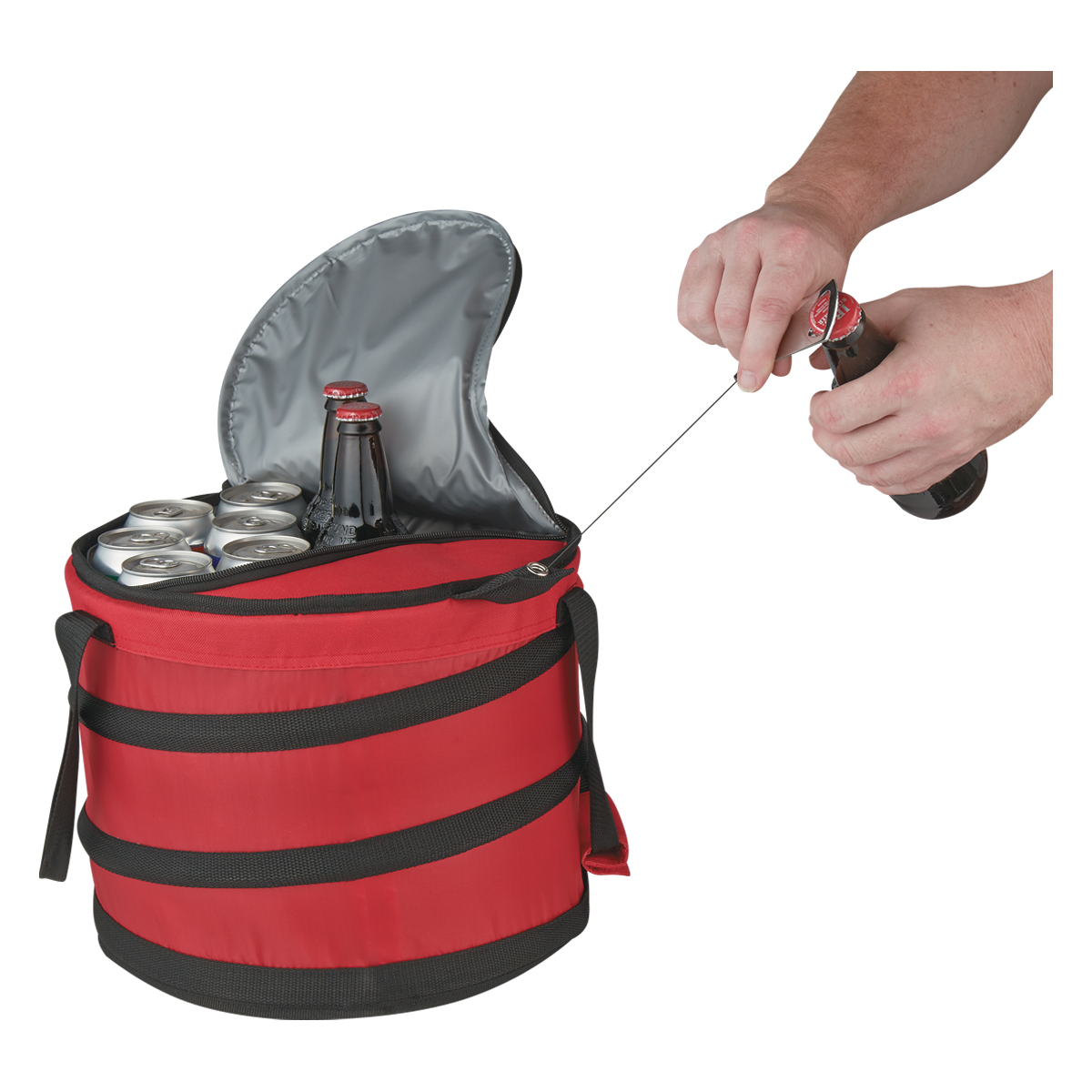 Collapsible Party Cooler With Bottle Opener GoWristbands.co.nz SKU