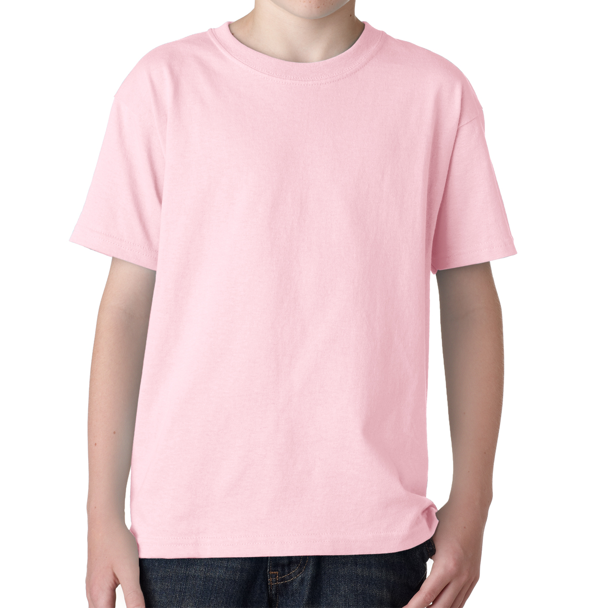 Светло розовая футболка