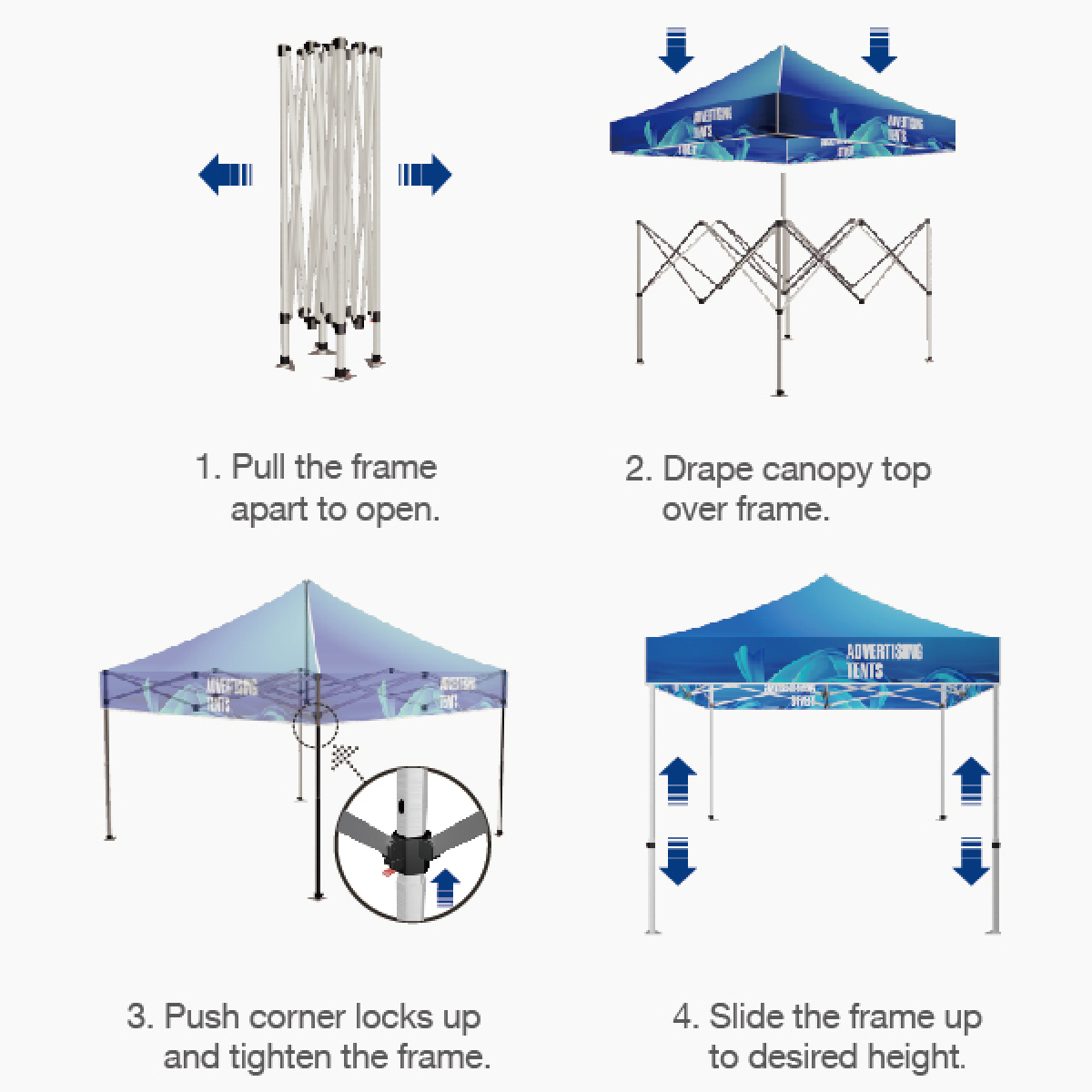 10' X 10' Popup Tent SKU 4971