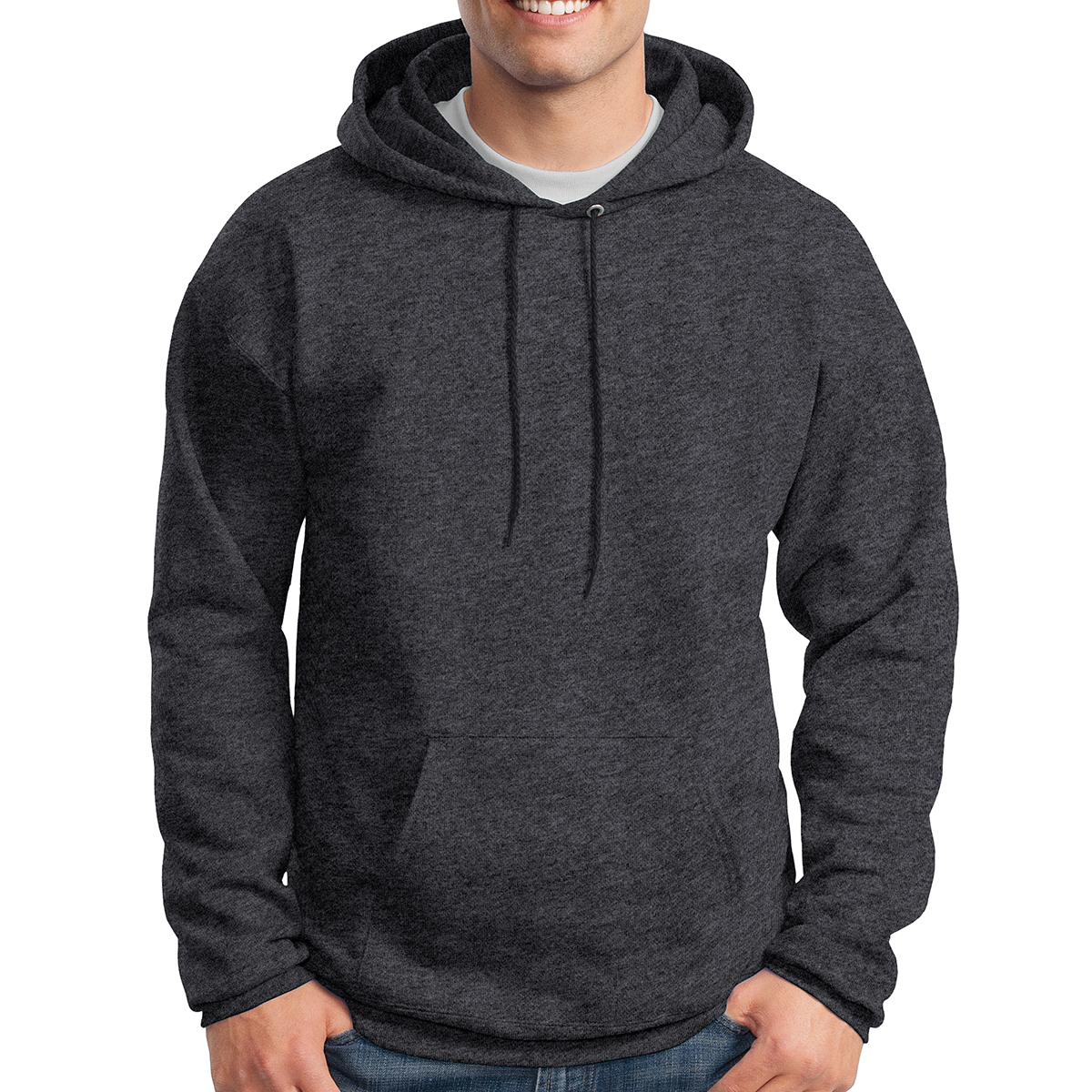 Hanes® Ultimate Cotton® Pullover Hooded Sweatshirt | CustomLanyard.net ...